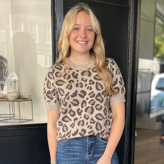 Leopard Lunatic Top