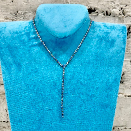 TOVA Kassandra Necklace - Light Sapphire
