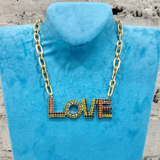 TOVA L.A Love Necklace - Multi