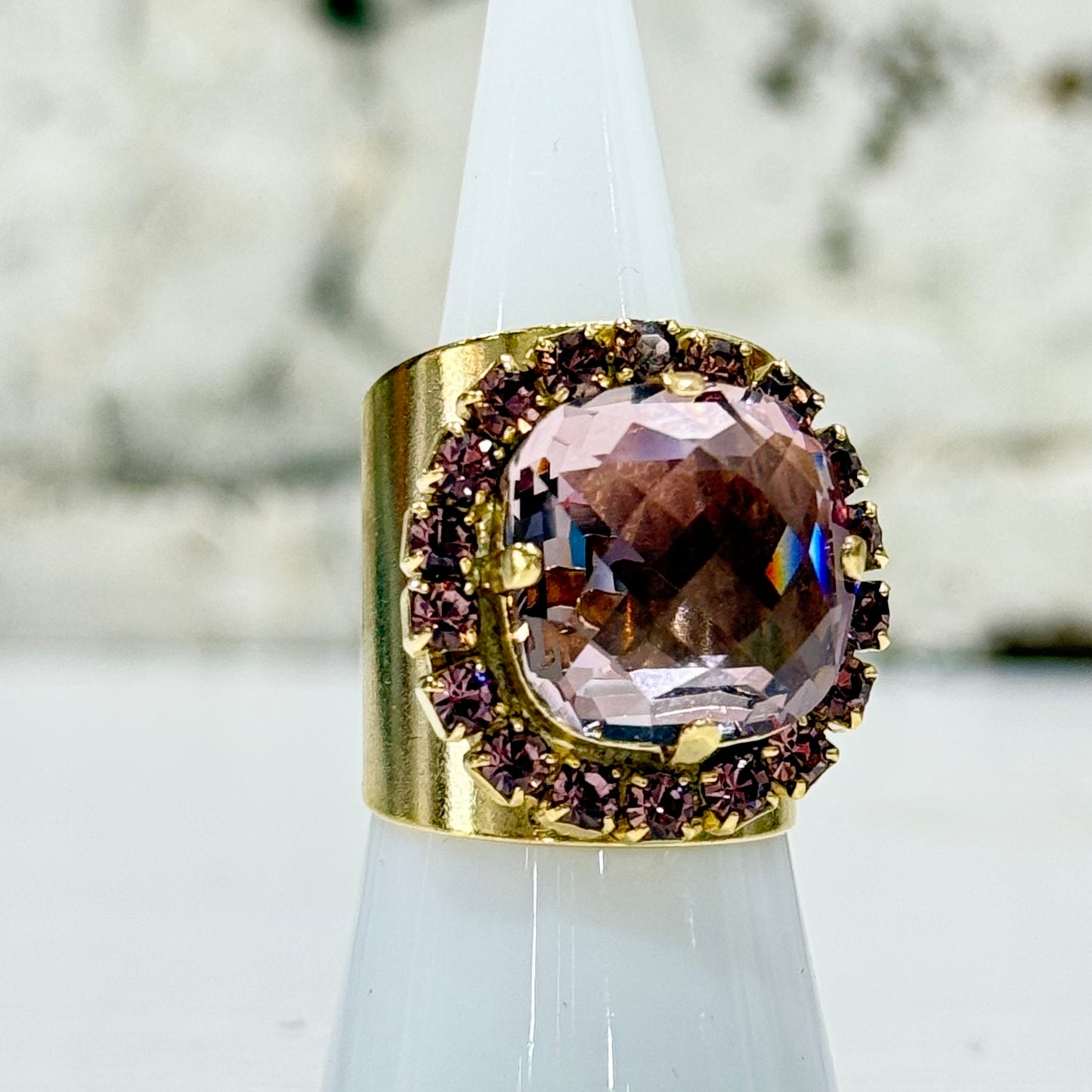 TOVA Cambrie Ring - Blush