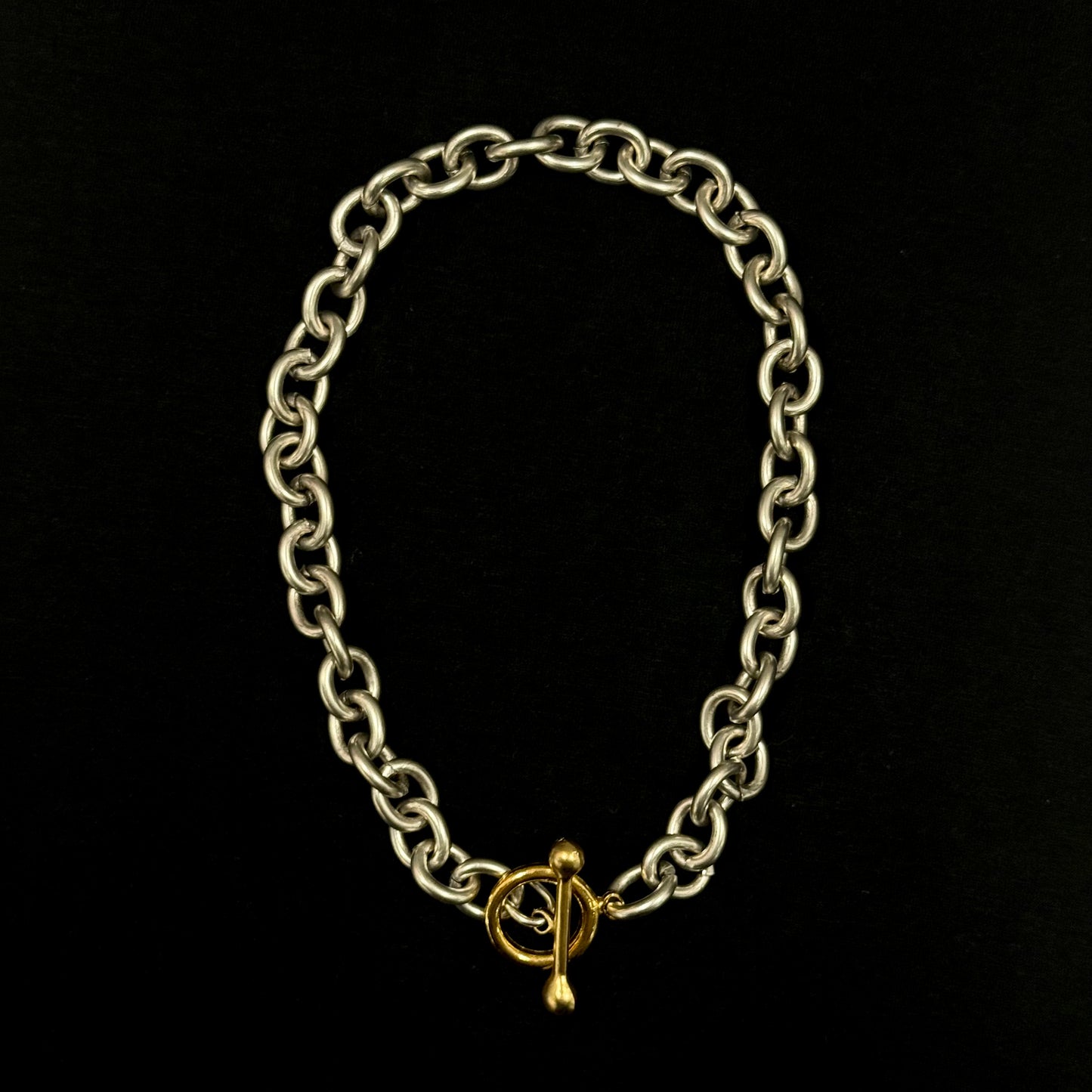 The Travolta Necklace - Gold, Silver