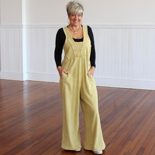 The Jo Jo Jumpsuit - Mustard