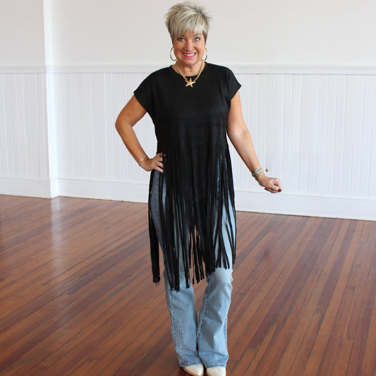 On My High Horse Top - Black