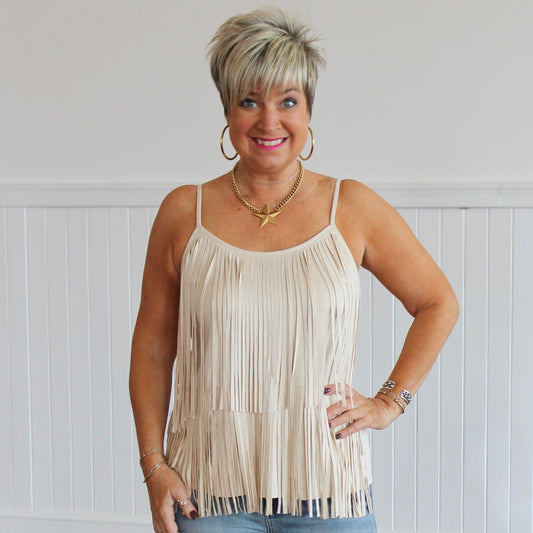 Rodeo Hippie Tank - Natural