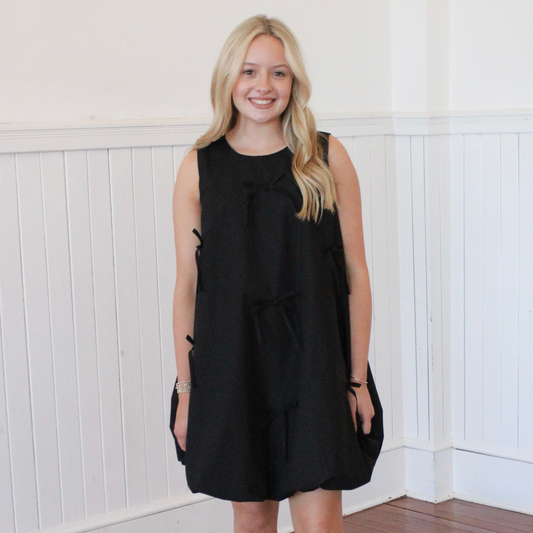 Winter Barbie Doll Dress- Black