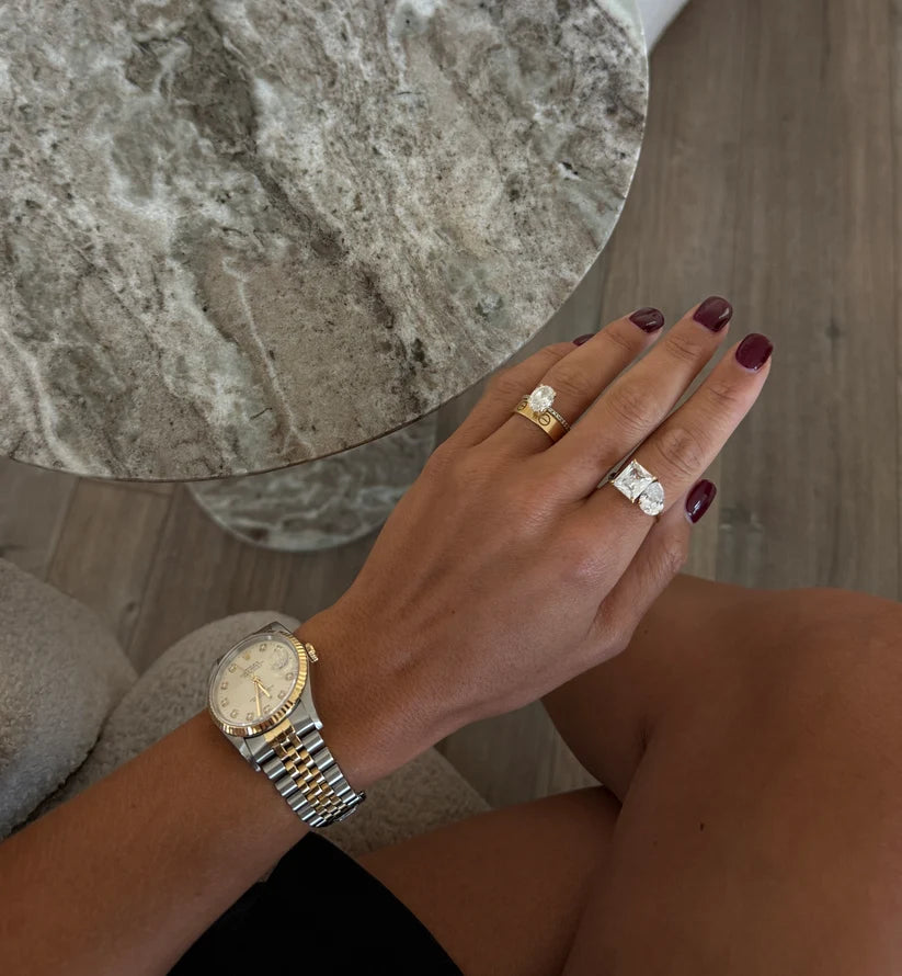 ChanSuttPearls Dainty Diamond Ring