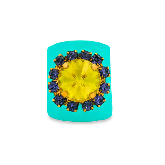 Jacci Ring - Enamel Torquoise