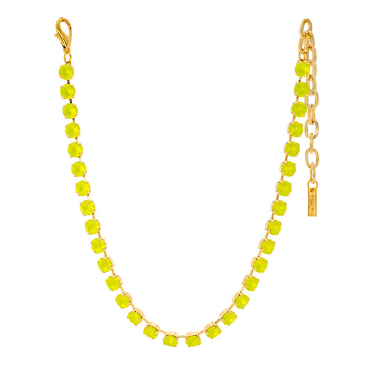 Oakland Necklace - Gold Citrus Lime Brandy