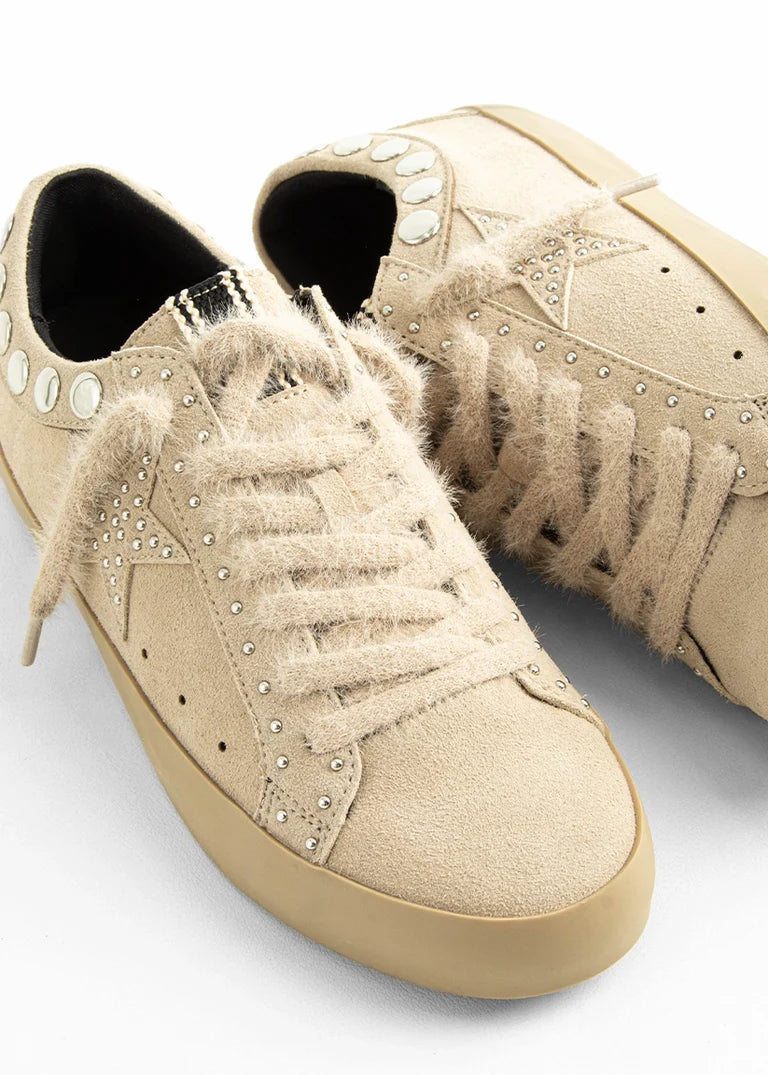 Pandora Sneaker - Light Grey Suede