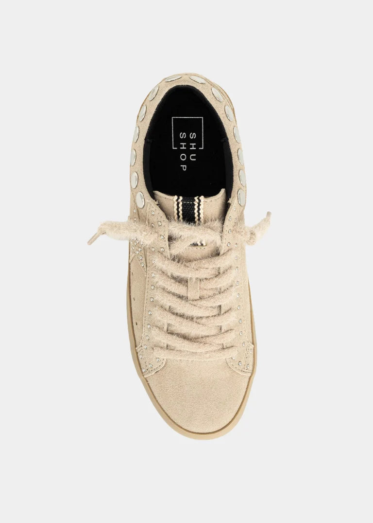 Pandora Sneaker - Light Grey Suede