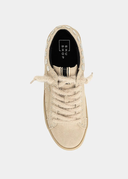 Pandora Sneaker - Light Grey Suede