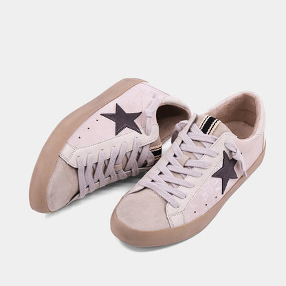 Paula Sneaker - Blush Denim