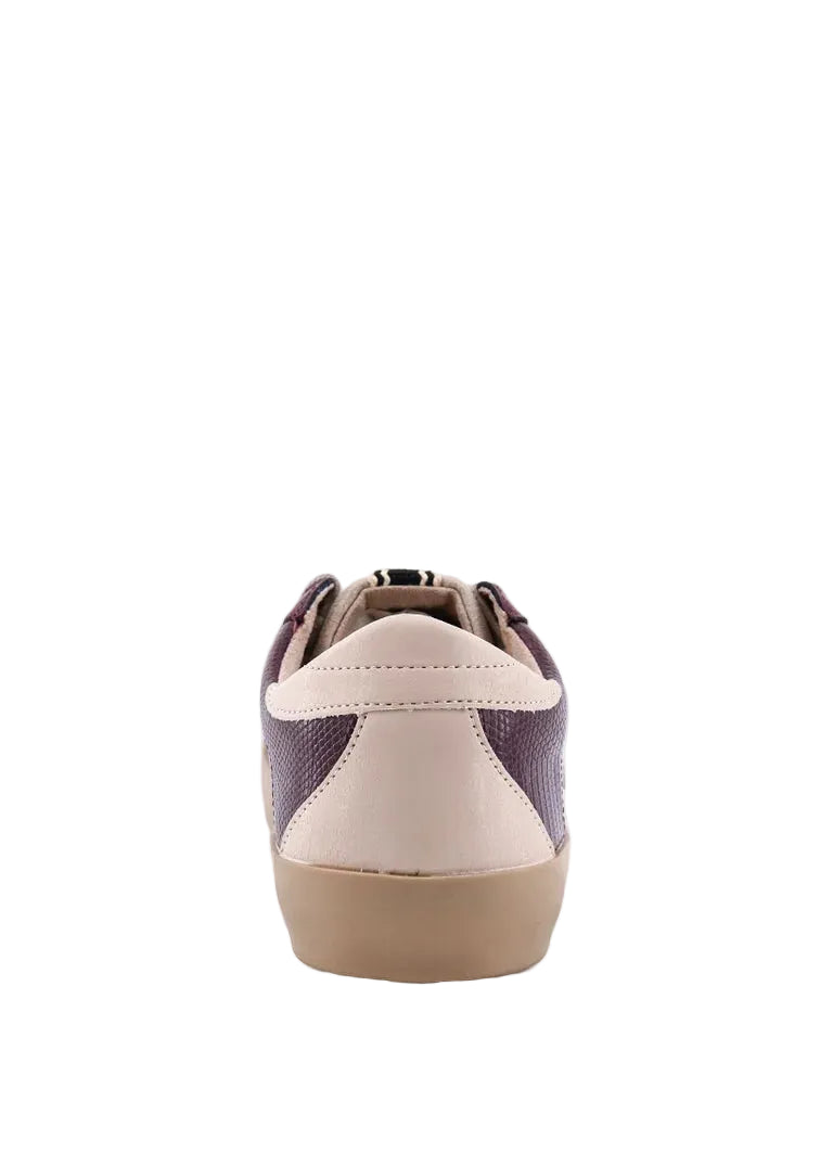 Paula Sneaker - Bordeaux Lizard