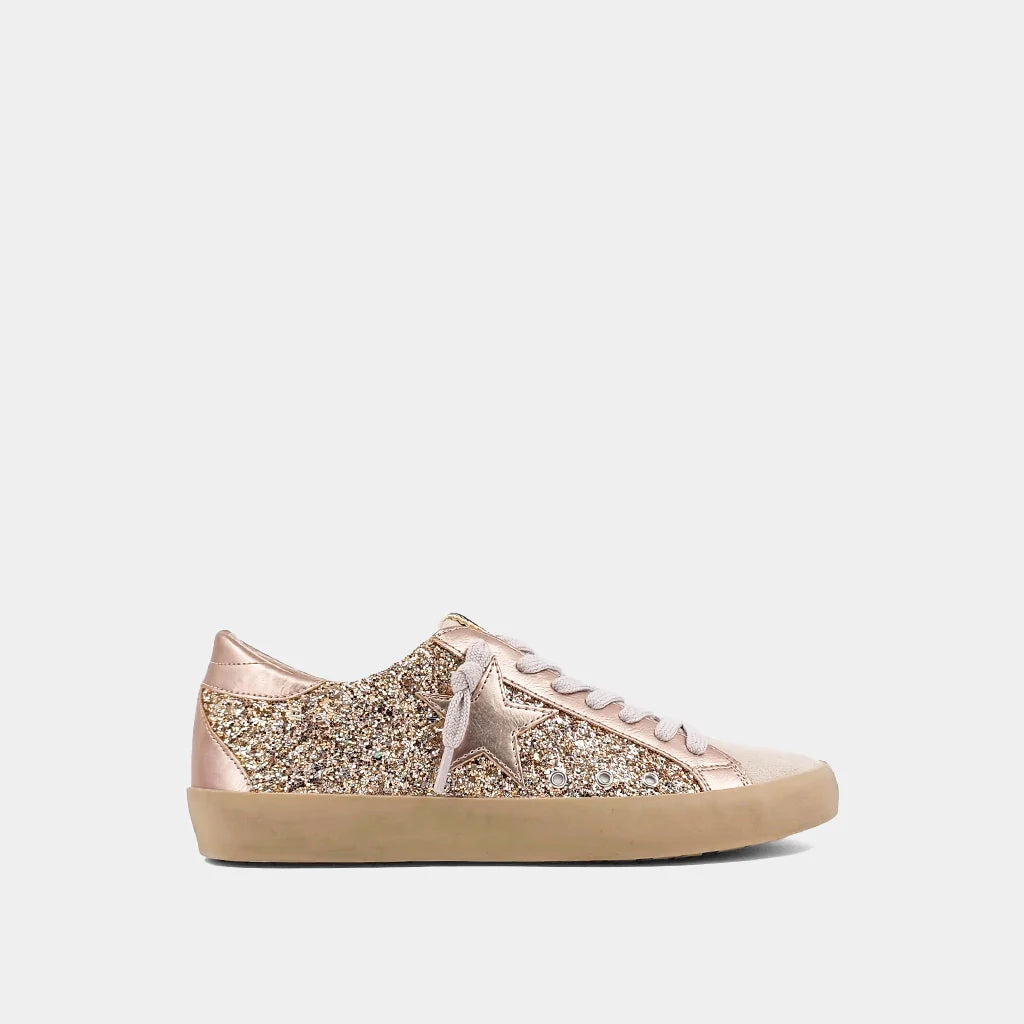 Paula Sneaker - Champagne Glitter
