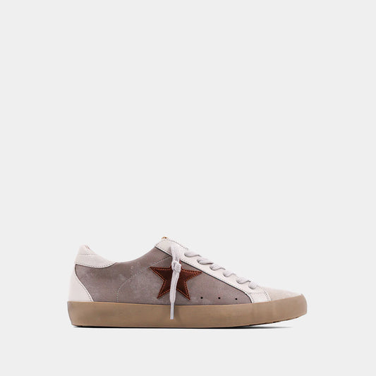 Paula Sneaker - Taupe Denim
