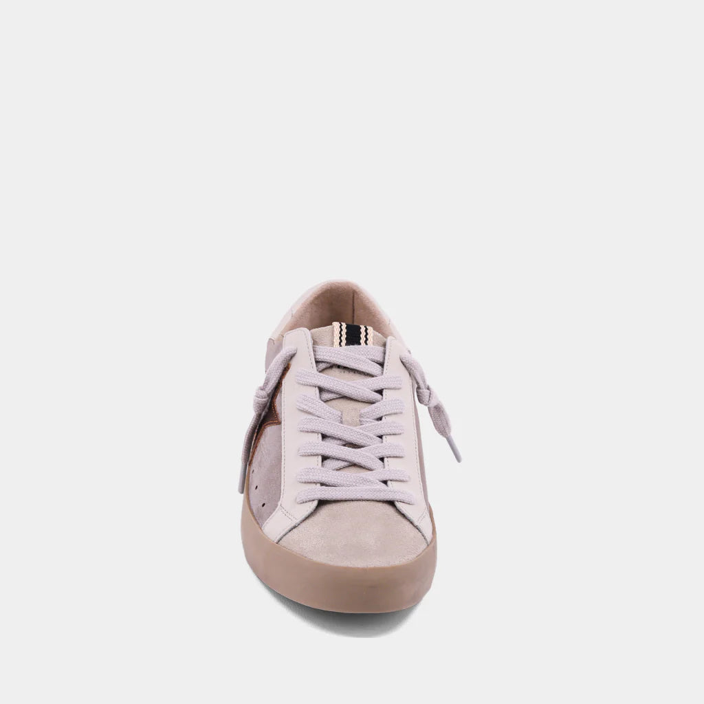 Paula Sneaker - Taupe Denim