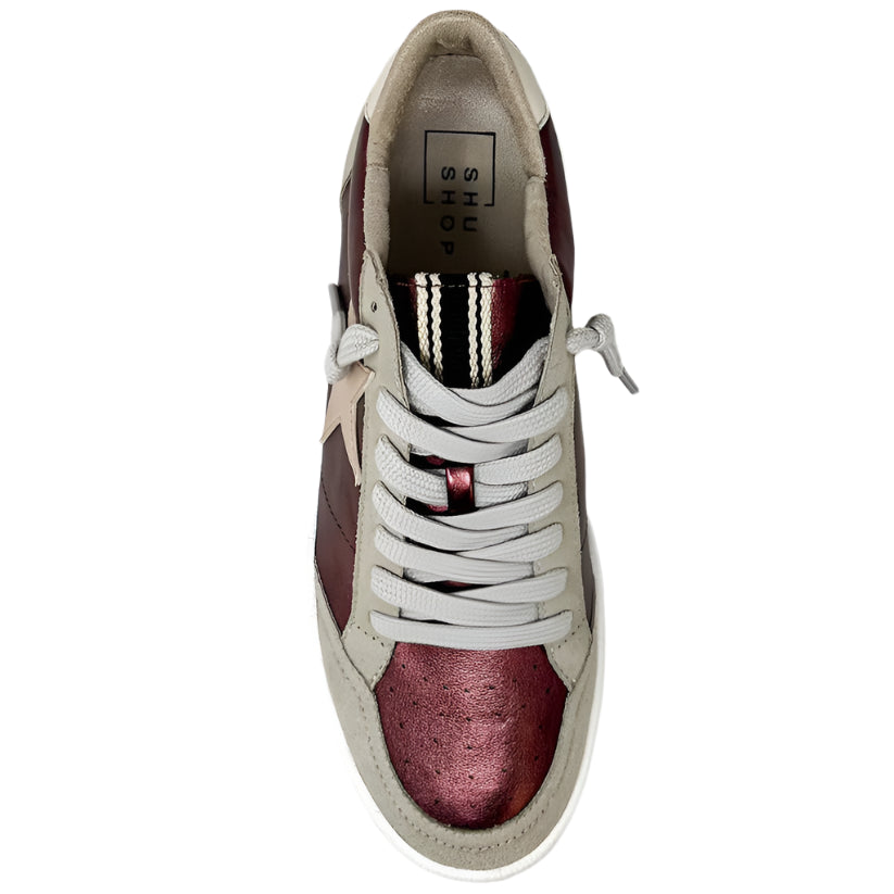 Paz Sneaker - Dark Red