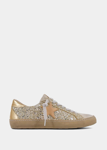 Paula Sneaker - Gold Glitter