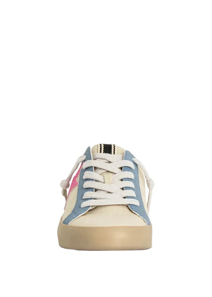 Polka Sneaker - Beige Canvas