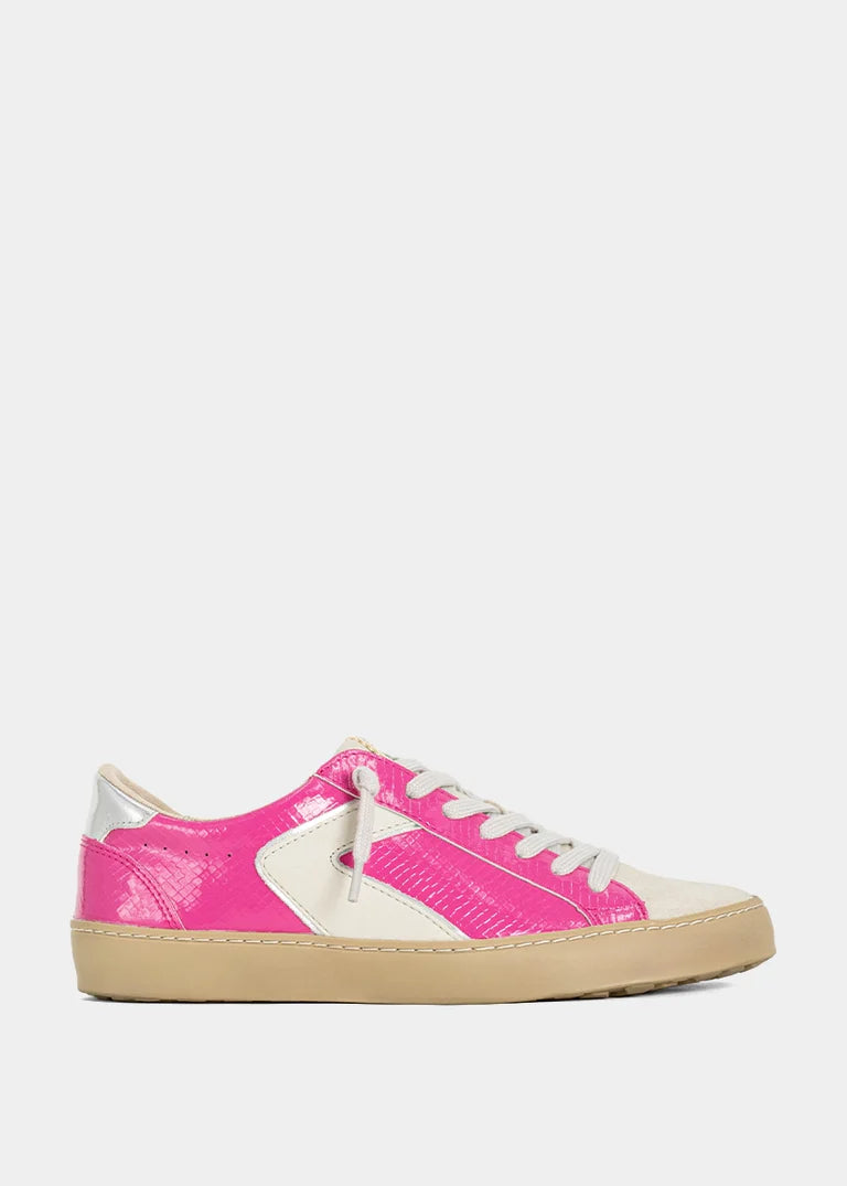 Robbie Sneaker - Hot Pink Snake