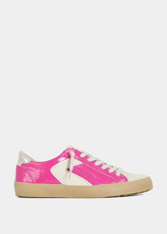 Robbie Sneaker - Hot Pink Snake