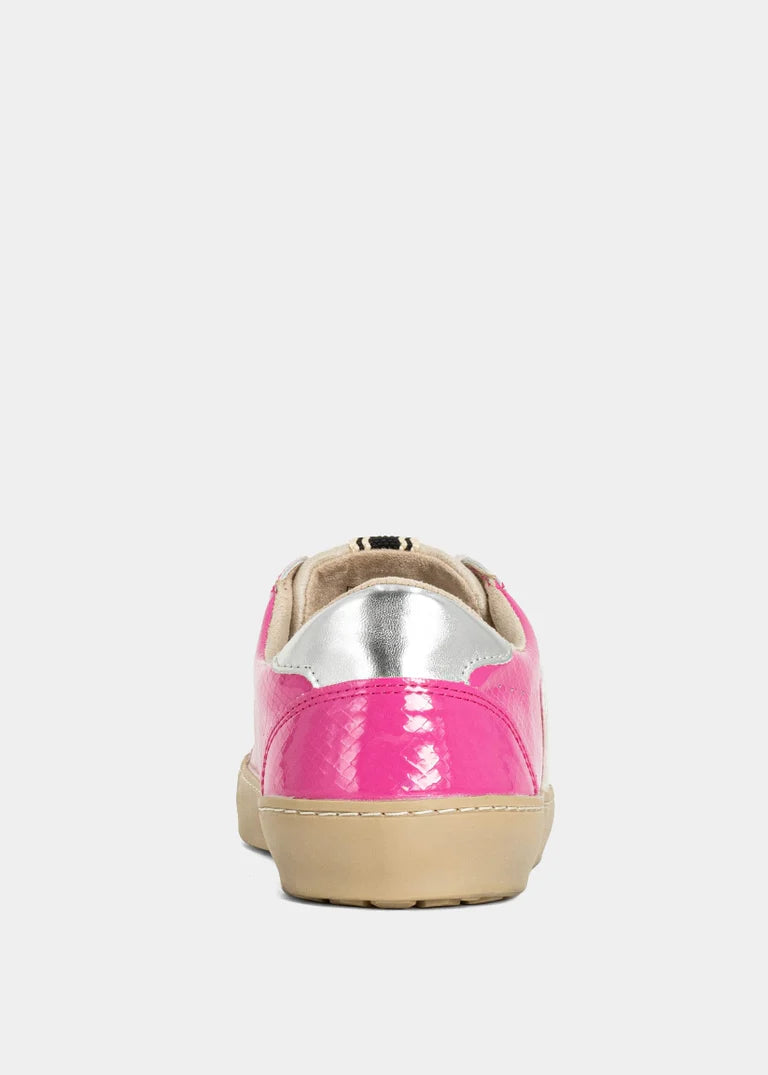 Robbie Sneaker - Hot Pink Snake