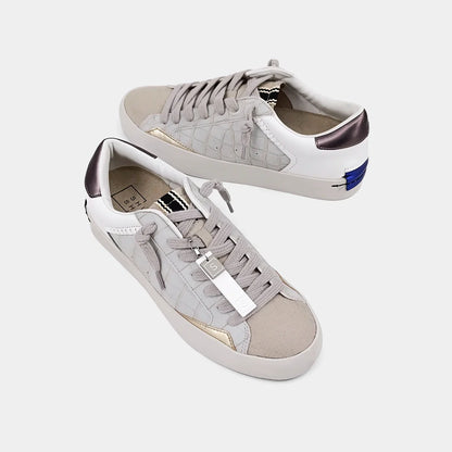 Ruby Sneaker - Grey Croco