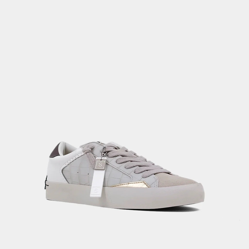 Ruby Sneaker - Grey Croco