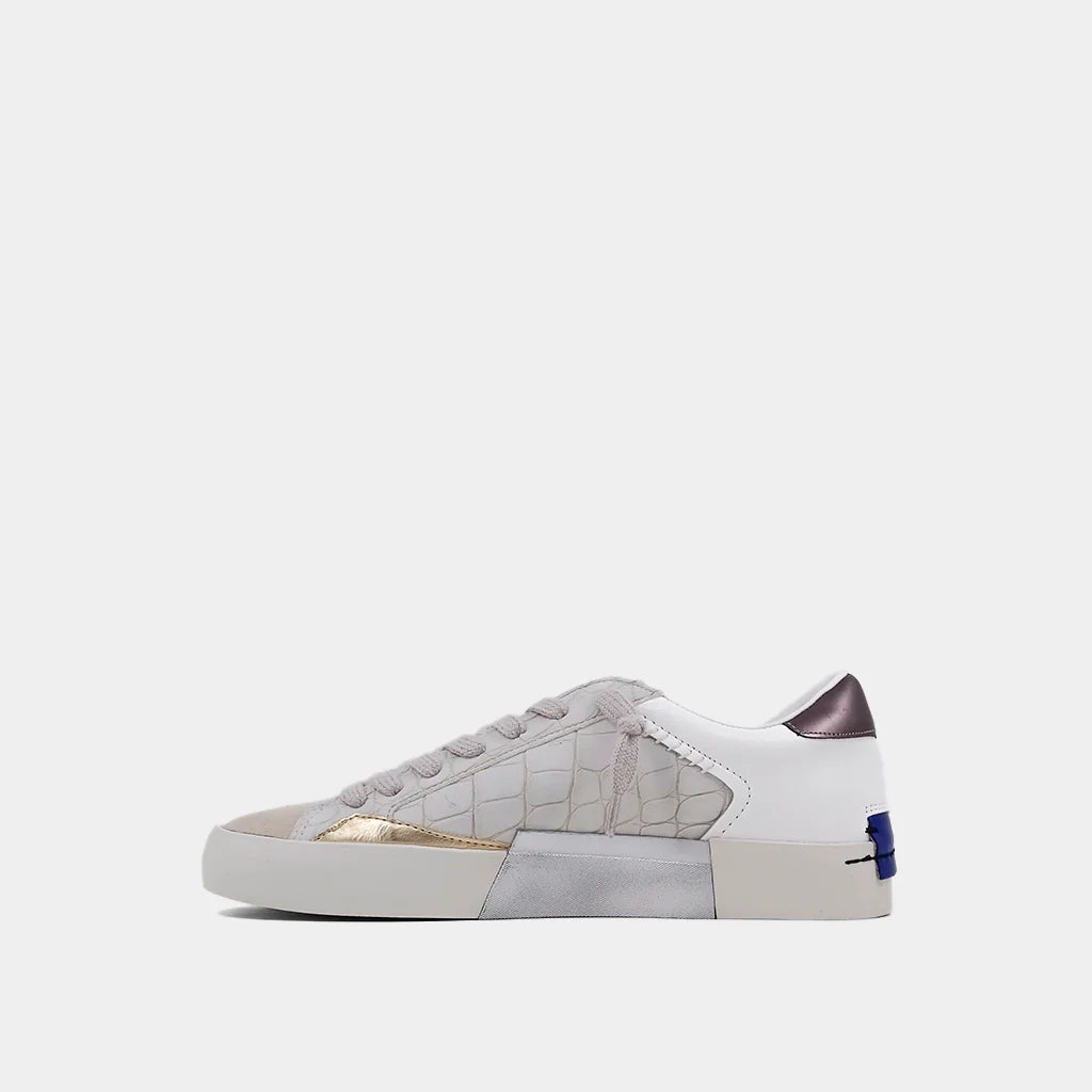 Ruby Sneaker - Grey Croco