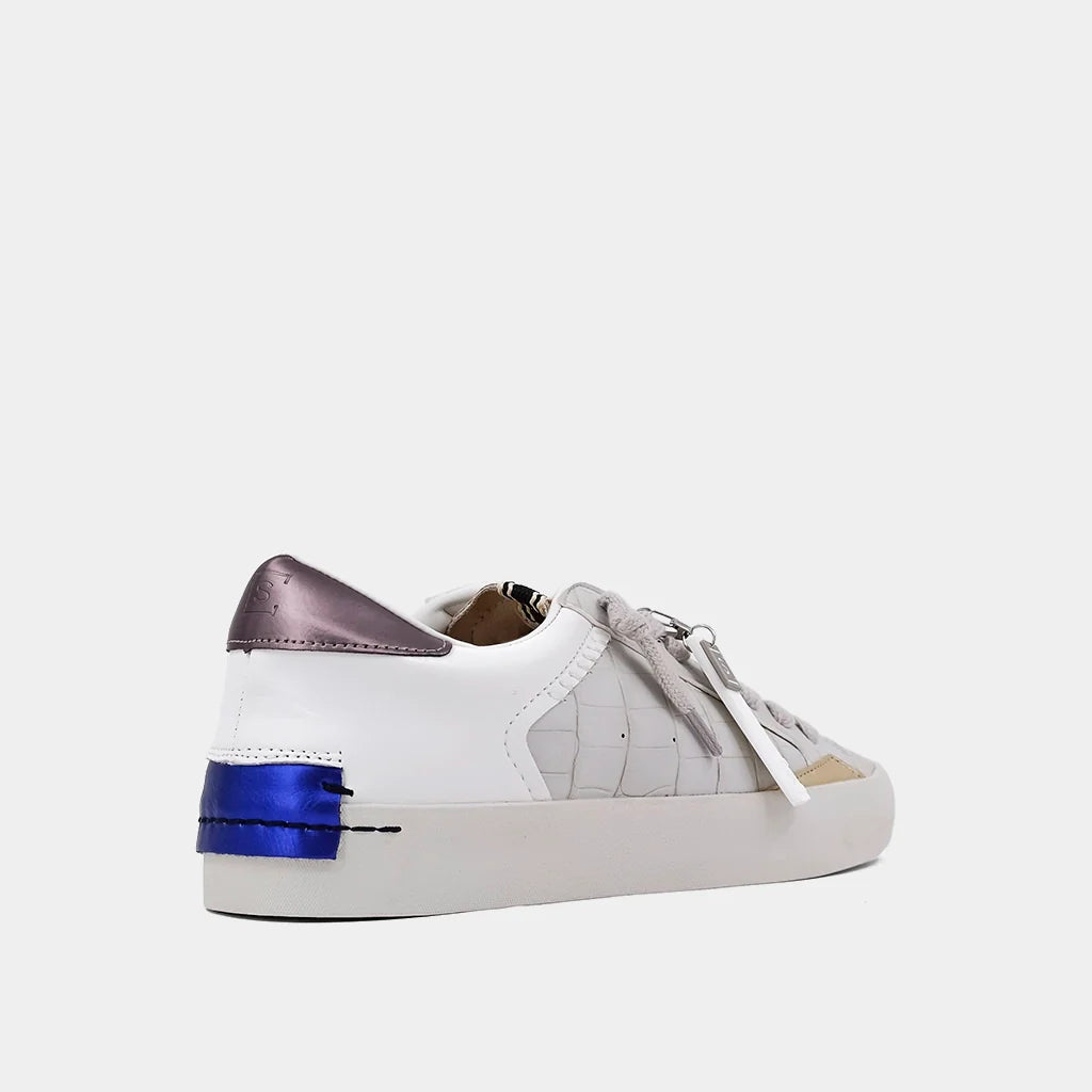Ruby Sneaker - Grey Croco