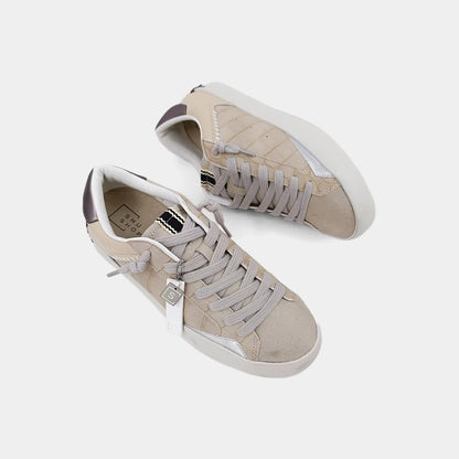 Ruby Sneaker - Taupe Croco