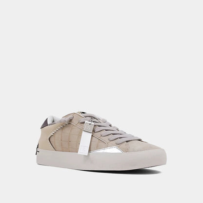 Ruby Sneaker - Taupe Croco