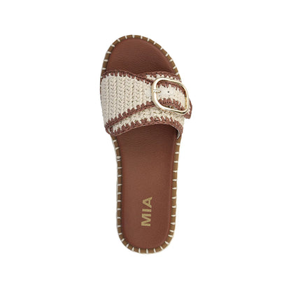 Mia Sabriel Sandal - Bone/Cognac