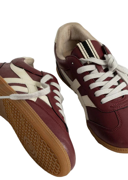 Sasha Sneaker - Burgundy