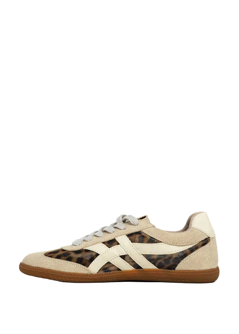 Sasha Sneaker - Leopard Mesh