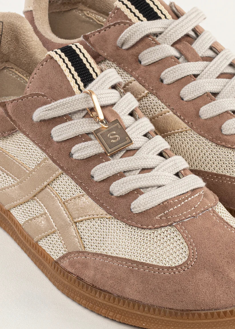 Sasha Sneaker - Taupe Suede