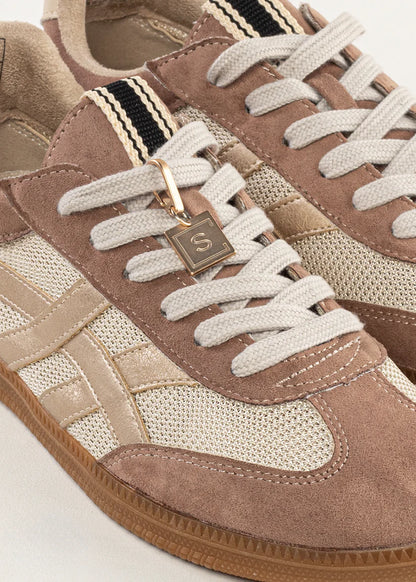 Sasha Sneaker - Taupe Suede
