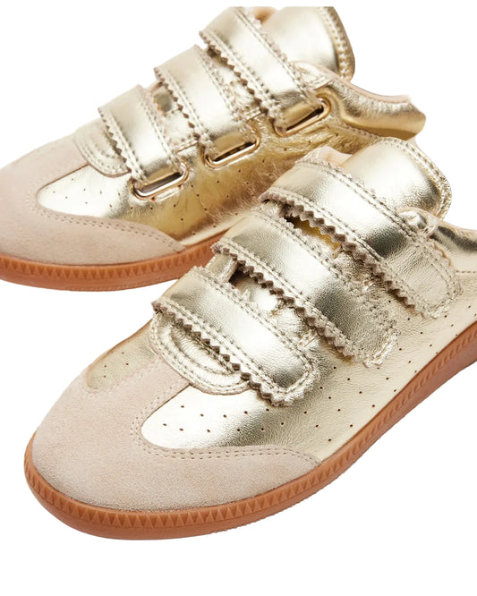 Steve Madden Momentum Sneaker - Gold