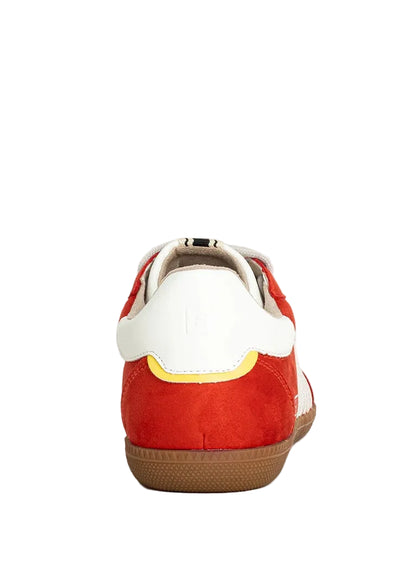 Stevie Sneaker - Coral Suede