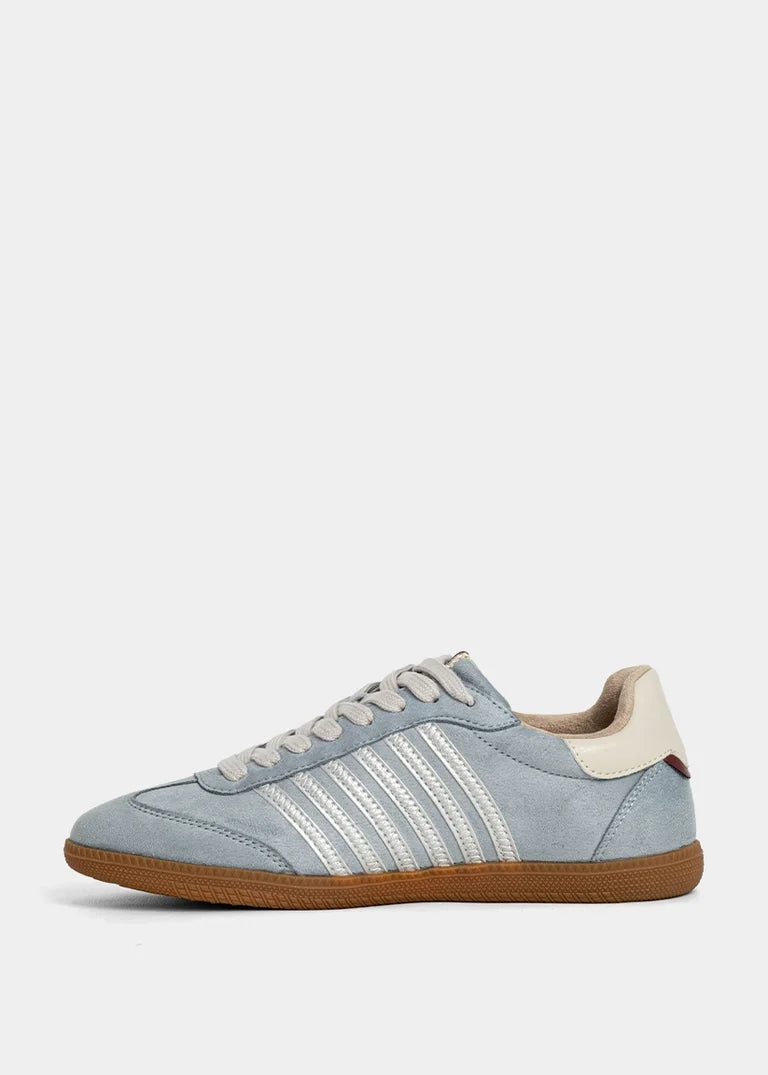 Stevie Sneaker - Denim Suede