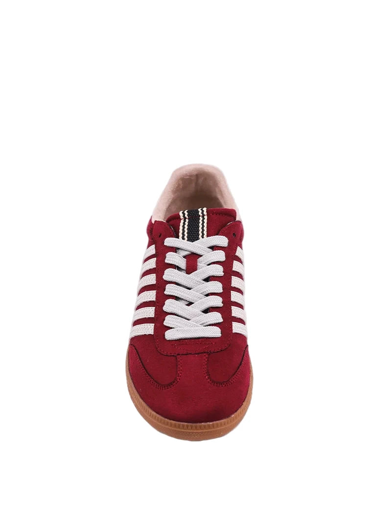 Stevie Sneaker - Wine Suede