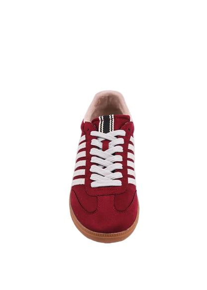 Stevie Sneaker - Wine Suede