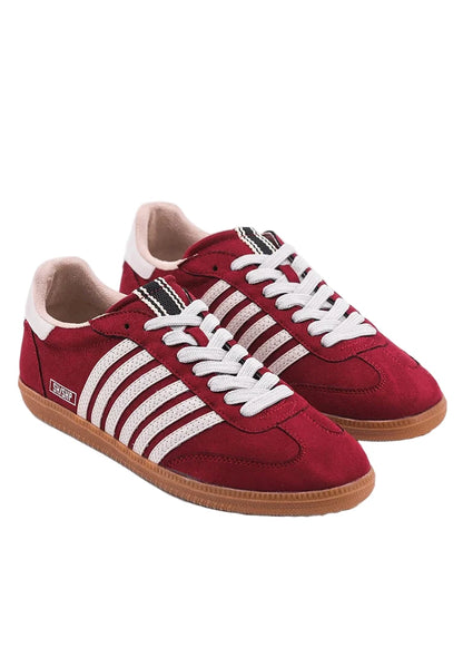 Stevie Sneaker - Wine Suede