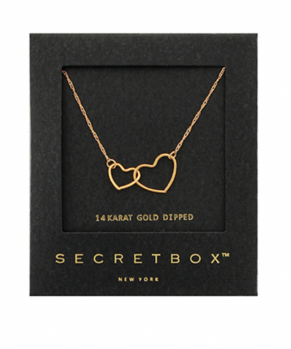 Linked Open Heart Necklace - Assorted