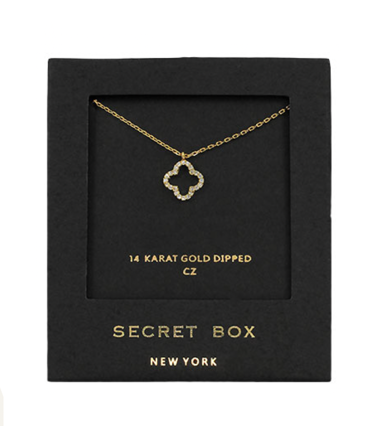 CZ Clover Necklace