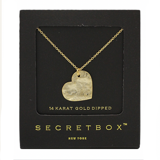 Hammered Heart Necklace