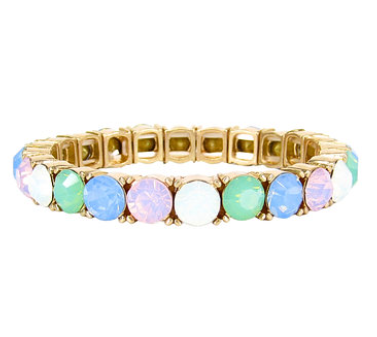 Pave Stone Bracelet- Multi