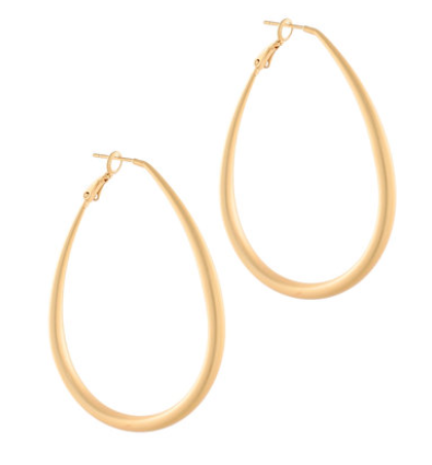 65mm Gradual Hoops - Matte  Gold