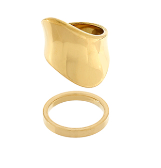 Organic & Plain Ring Set