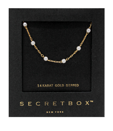 Pearl Station Chain Necklace